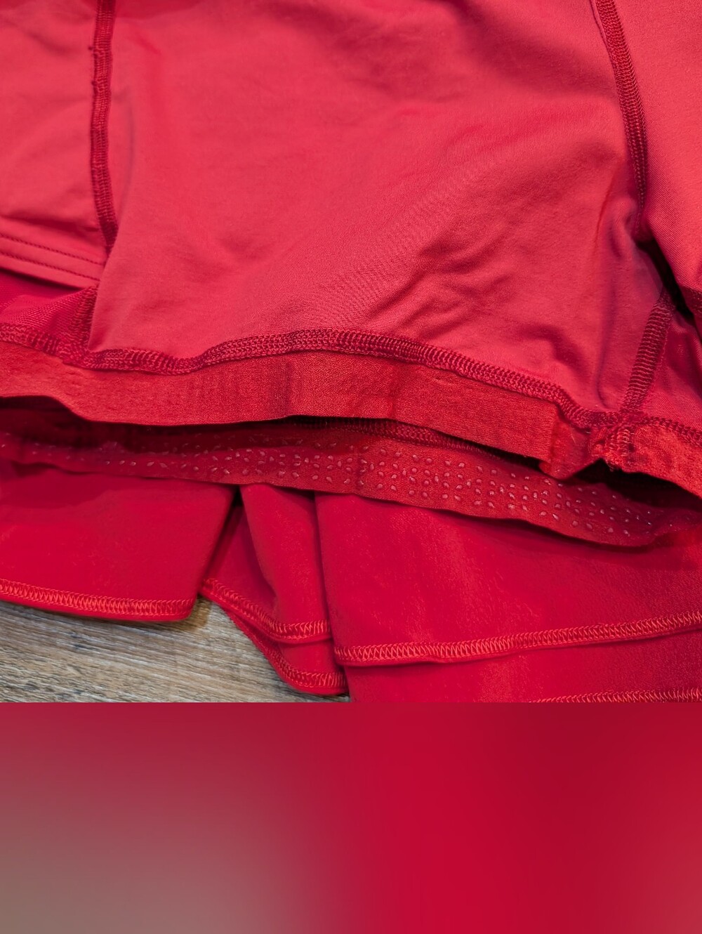 Lululemon Court Rival High-Rise Skirt Long in Dark Red Sz 14 - Picture 10 of 16